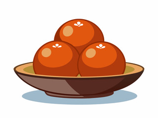  a sweet gulab jamun dessert      