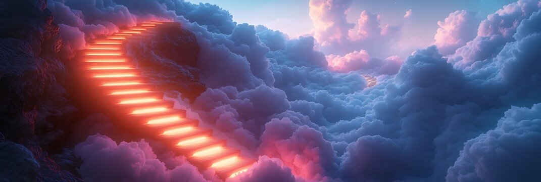 abstract background with clouds
