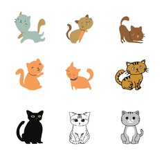 Fototapeta premium cat vector image 