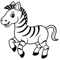 Vector Illustration and Coloring Book Style 