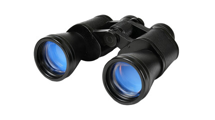 [Transparent Background PNG]Black Binoculars on White Background