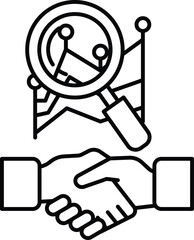 Concept of trust and collaboration between two people