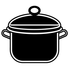 cooking pots vector