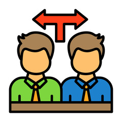 Candidate Selection Filled Style Icon