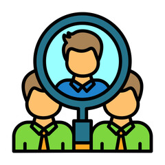 Talent Pool Filled Style Icon