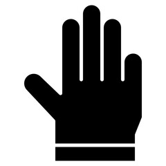 Vector Icon on hold, hand, hands and gestures, gestures, sign