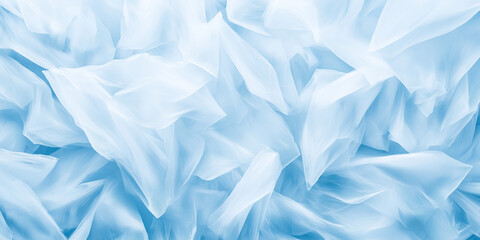 Obraz premium Abstract background of flowing light blue fabric creating a soft elegant aesthetic
