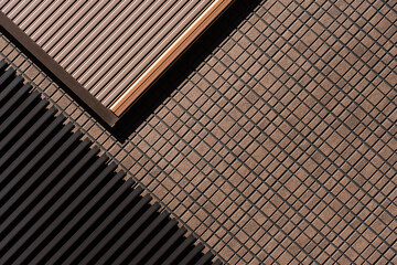 light grey brown black exterior wall architecture detail background