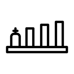 mortality line icon