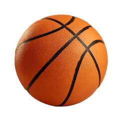 Fototapeta premium [Transparent Background PNG]Orange Basketball Isolated on White Background