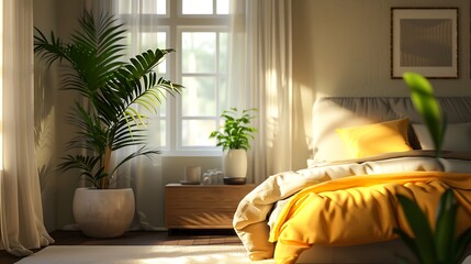 luxury living bed room