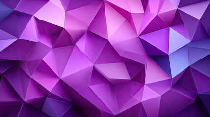 Obraz premium Abstract polygonal background with layered purple tones
