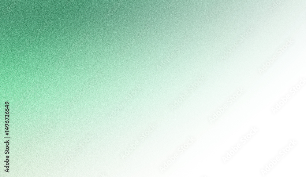 Fototapete Abstract transparent  green gradient background with diagonal line.