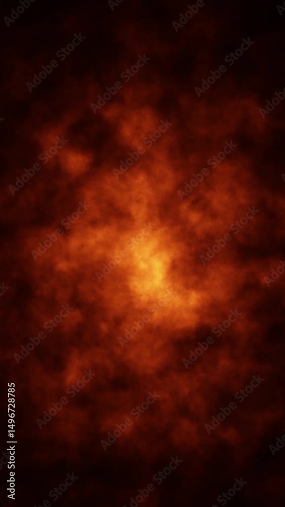 Wall mural abstract fire texture slow motion on black vertical background. concept copy space desgin animation.