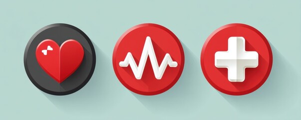 Fototapeta premium Recognizing cardiovascular emergency signs heart attack symptoms in florida's medical landscape