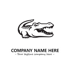 Crocodile logo company design vector illustration