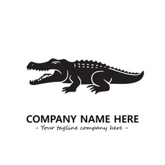 Crocodile logo company design vector illustration