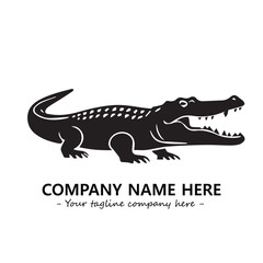 Crocodile logo company design vector illustration