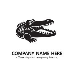 Crocodile logo company design vector illustration
