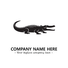 Crocodile logo company design vector illustration