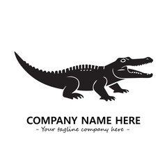 Crocodile logo company design vector illustration