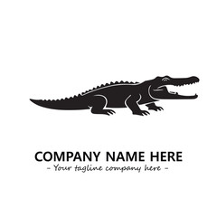 Crocodile logo company design vector illustration
