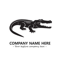 Crocodile logo company design vector illustration
