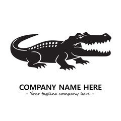 Crocodile logo company design vector illustration