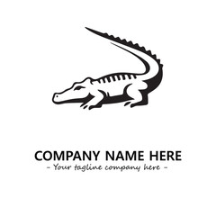 Crocodile logo company design vector illustration