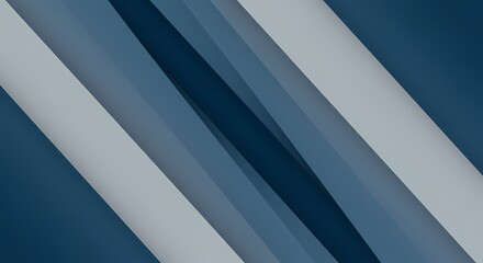 Fototapeta premium Abstract background design featuring layered geometric shapes in blue and gray tones