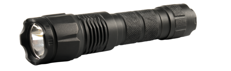[Transparent Background PNG]Powerful Tactical Flashlight with Modern Design