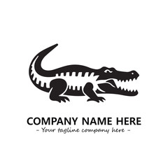 Crocodile logo company design vector illustration