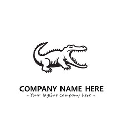 Crocodile logo company design vector illustration
