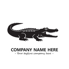 Crocodile logo company design vector illustration