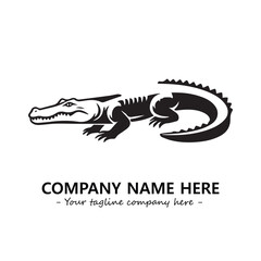 Crocodile logo company design vector illustration