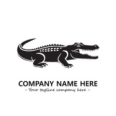 Crocodile logo company design vector illustration