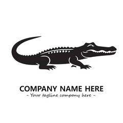 Crocodile logo company design vector illustration