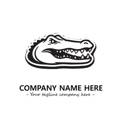 Crocodile logo company design vector illustration
