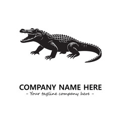 Crocodile logo company design vector illustration