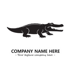 Crocodile logo company design vector illustration