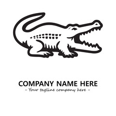 Crocodile logo company design vector illustration