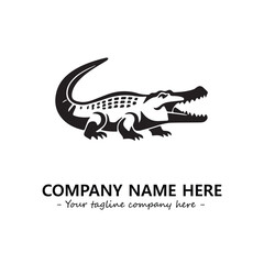Crocodile logo company design vector illustration
