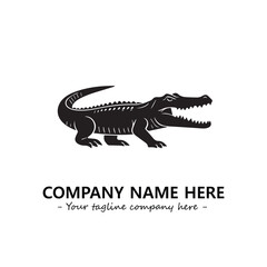 Crocodile logo company design vector illustration