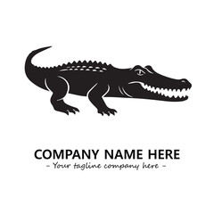 Crocodile logo company design vector illustration