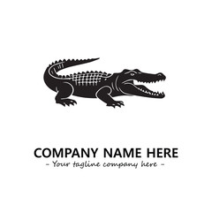 Crocodile logo company design vector illustration