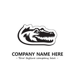 Crocodile logo company design vector illustration