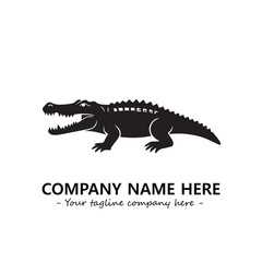 Crocodile logo company design vector illustration