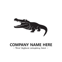 Crocodile logo company design vector illustration