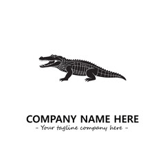 Crocodile logo company design vector illustration
