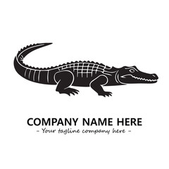 Crocodile logo company design vector illustration